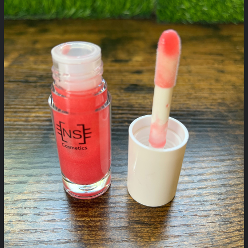 Organic Pink Lemon Lip Gloss - N S Cosmetics